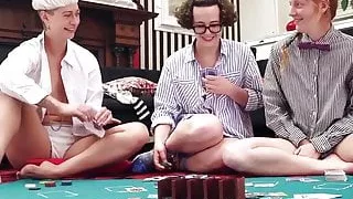 Girls Out West - Three hairy lesbians rimjobs and licking