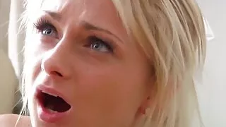 Facialized assfucked schoolgirl who squirts
