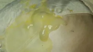 Masturbate on Stained White Bra A4