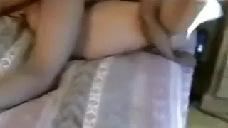 Guy fucking black bbw with a condom on