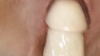 Wifey Cums Hard To Dildo