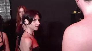 UI036- The Rossa Sadica Lessons - 3 Girls on 1 Slave Man