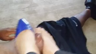 Pantyhosed Feet and Flats take another Load