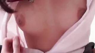 Sexy ass Asian chick gets fucked and creamed in