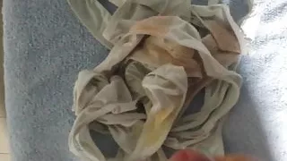 unloading on some used thongs