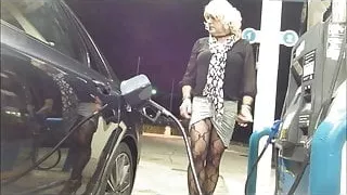 Neue Leggy Skirt Tankstelle blinkt