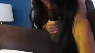 sucking my black cock