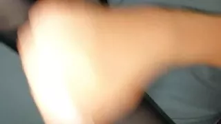 Halloween  nylons footjob