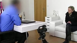 European casted babe pussyfucked doggystyle