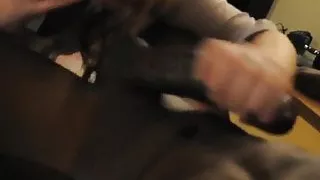 White Wife Worships Black Balls 1