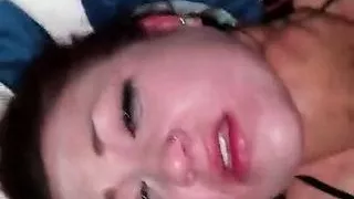 Sammie Louisburg choked till creampie