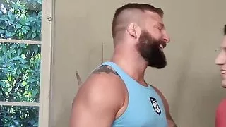 Paul Canon gets fucked by the manly hunk Colby Jansen