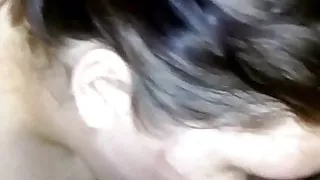 My girl sucking my thick dick