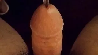 plastic sounding to my miserable penis