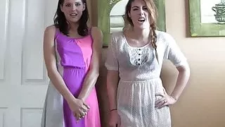 Punished for perving around in our room JOI