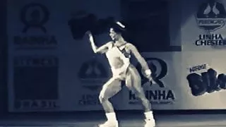 climbing in white spandex