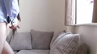 Euro amateur anally fingered before facial