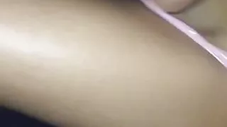 Making her cum while driving