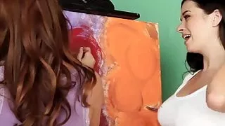 Großer Kitzler, Große Titten, Kitzler, Gesichtssitzen, Femdom, Fingern