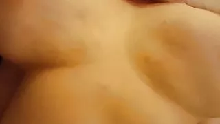 whore Lateshay 38HH natural tits in red