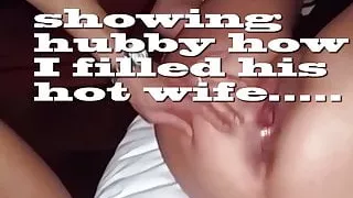 filling his wife with cum