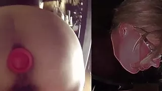 Trapped at the Pillory, Double Penetration, Butt Plug, Ass