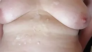 Ugly Russian Arab MILF covered in Spunk