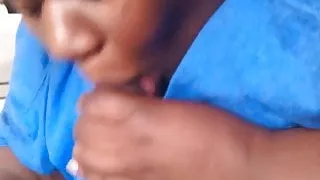 Bbw Black Wife Sucks Small Black Dick