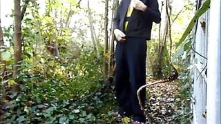 yellow swimsuit outdoor