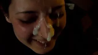 Facial - masturbating