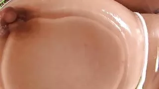 WAM asian pornstar Anjie Esuwan in a bikini