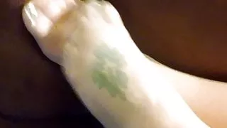 Wife Nylons Foot Play