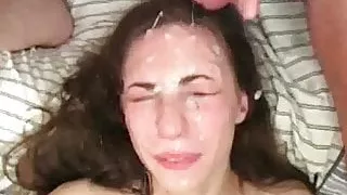 Bedecke mich und mein Gesicht mit Sperma