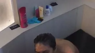Asian Caught in the Shower