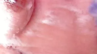 My wife in the shower