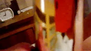 wet noisy pussy masturbation and lick vibrator clean