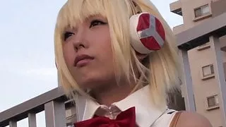 Asian cosplay babe pussypounded missionary