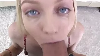 Cute face teen Alli Rae gets nasty