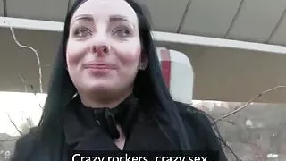 Czech babe cumswallows fake agents spunk