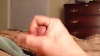 I came twice while stroking my lubed up cock!