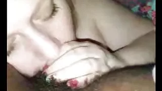 white girl sucking black dick