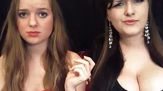 Big Titted Girl Hanging Out With Her Friend