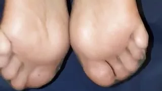 Nylon footjob pt. 3