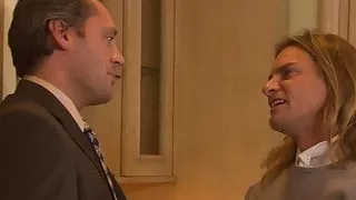 Horny couple fuck in different positions at different locations of their mega home