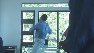 Romantic dude gives his girls a hardcore fuck on his boat at the river