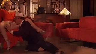 Wife got her leg flying in space as she gets penetrated hard