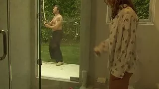 Samantha makes strangled noises as she gets deeply penetrated outdoors