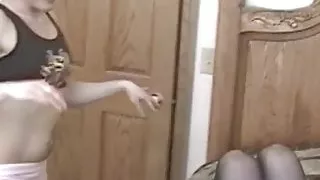 Come join our playful lesbian threesome in stockings