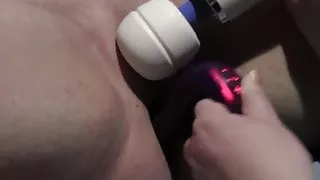 Geeky Chubby Curvy Girl Playing with toy