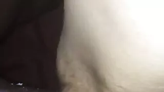 White chick creaming the BBC late night!!!